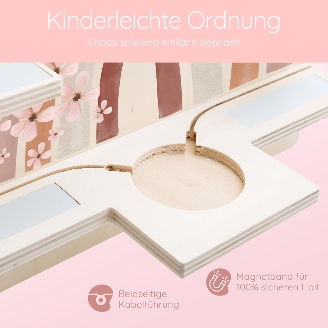 Personalisiertes Tonie Regal für Kinderzimmer - Magnetisches Toniebox Regal für Toniebox & Figuren m
