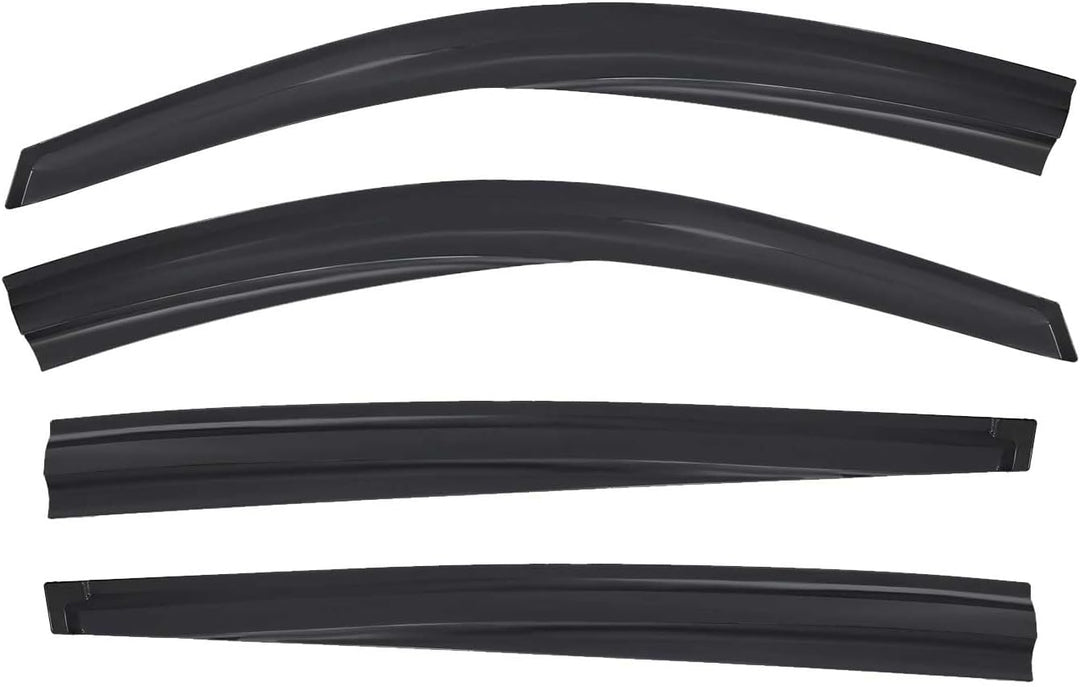 OMAC Windabweiser Regenabweiser kompatibel mit Mitsubishi L200 IV 2007-2014 Acryl Windschutz 4X