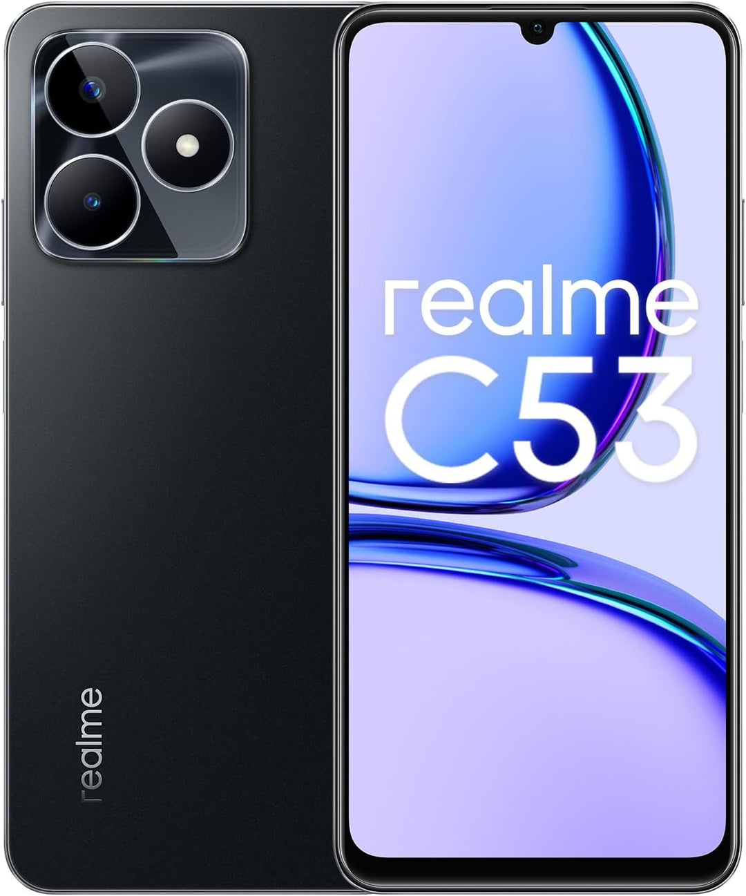 realme C53 128GB/6GB RAM Dual-SIM mighty-black, Black