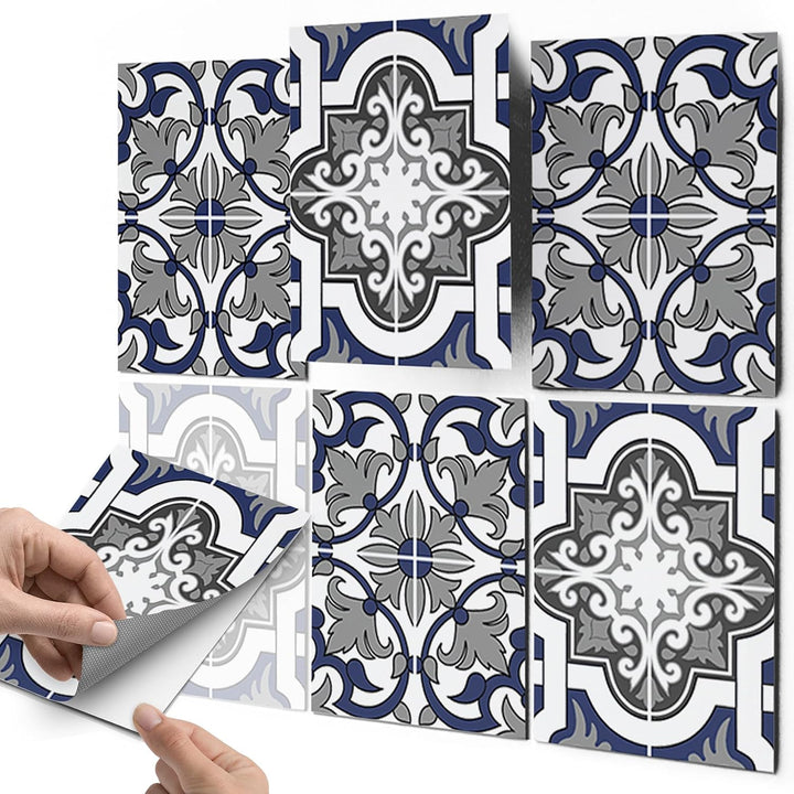 CREATISTO Mosaik-Fliesen Fliesensticker Fliesenfolie - Klebefolie Aufkleber für Wand-Fliesen I Klebe