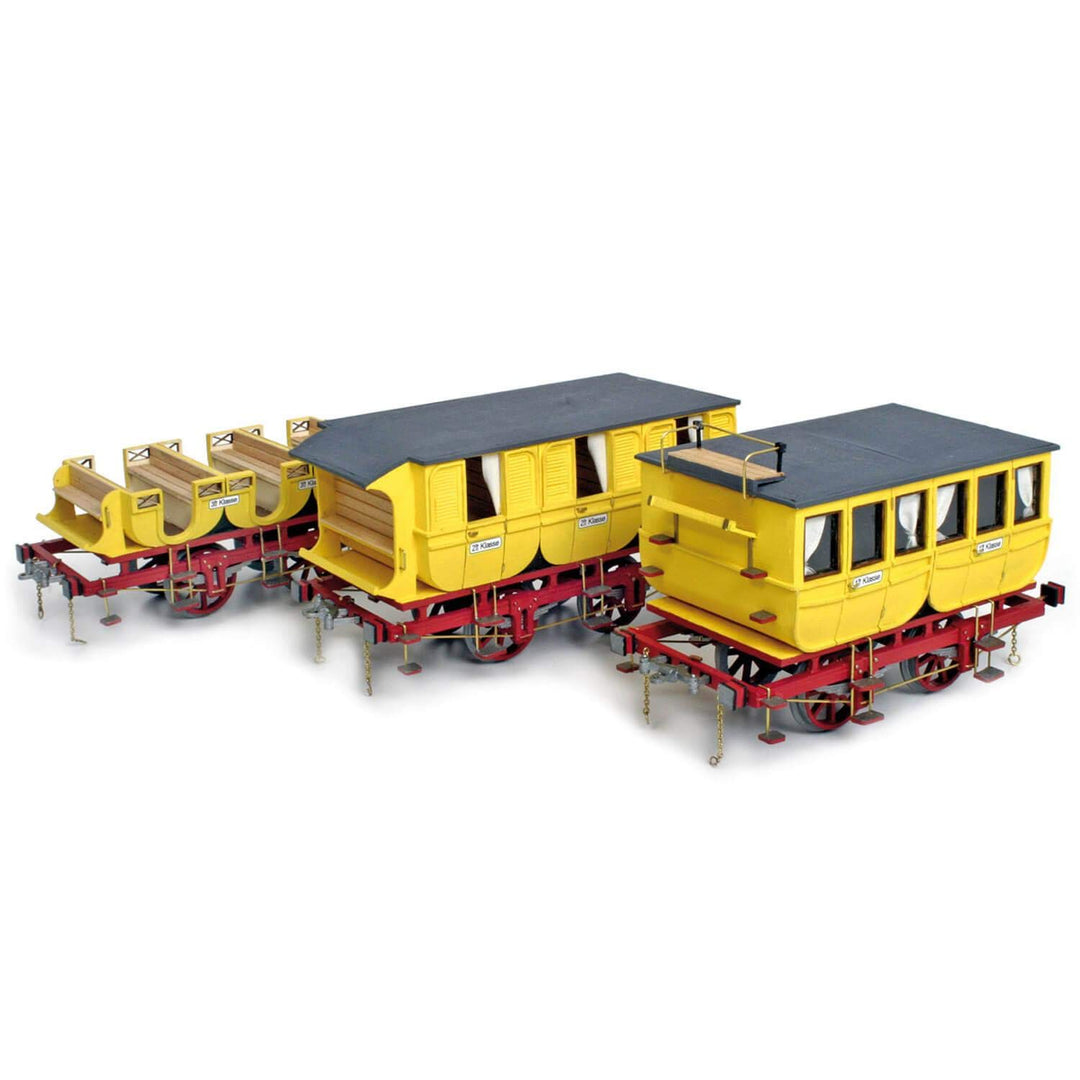 OcCre 56001 Adler Waggons (3 Modelle) Modellbausatz