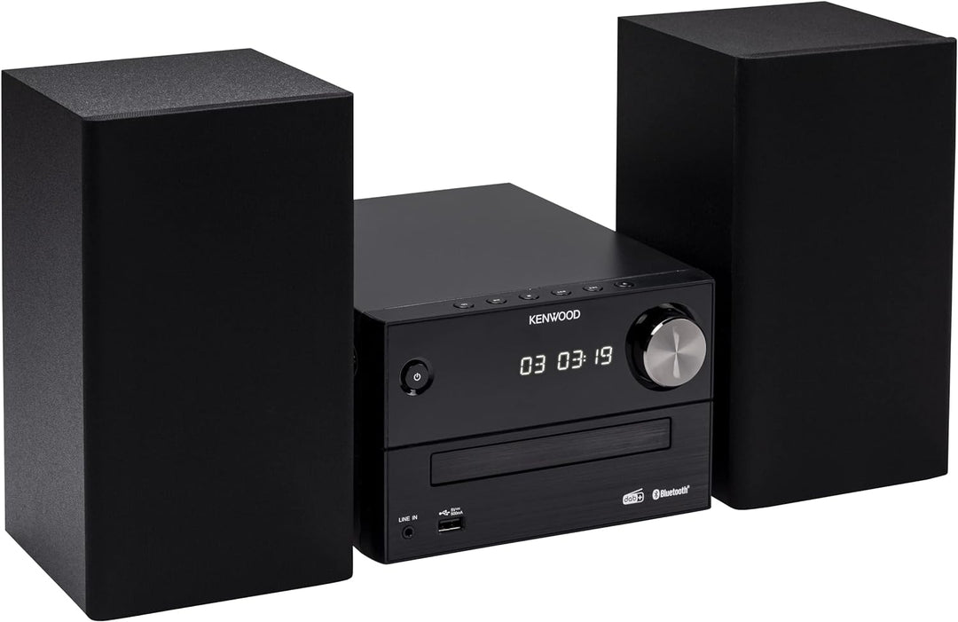 KENWOOD M-420DAB Micro-System, Schwarz, D, USB, Dab+, Bluetooth