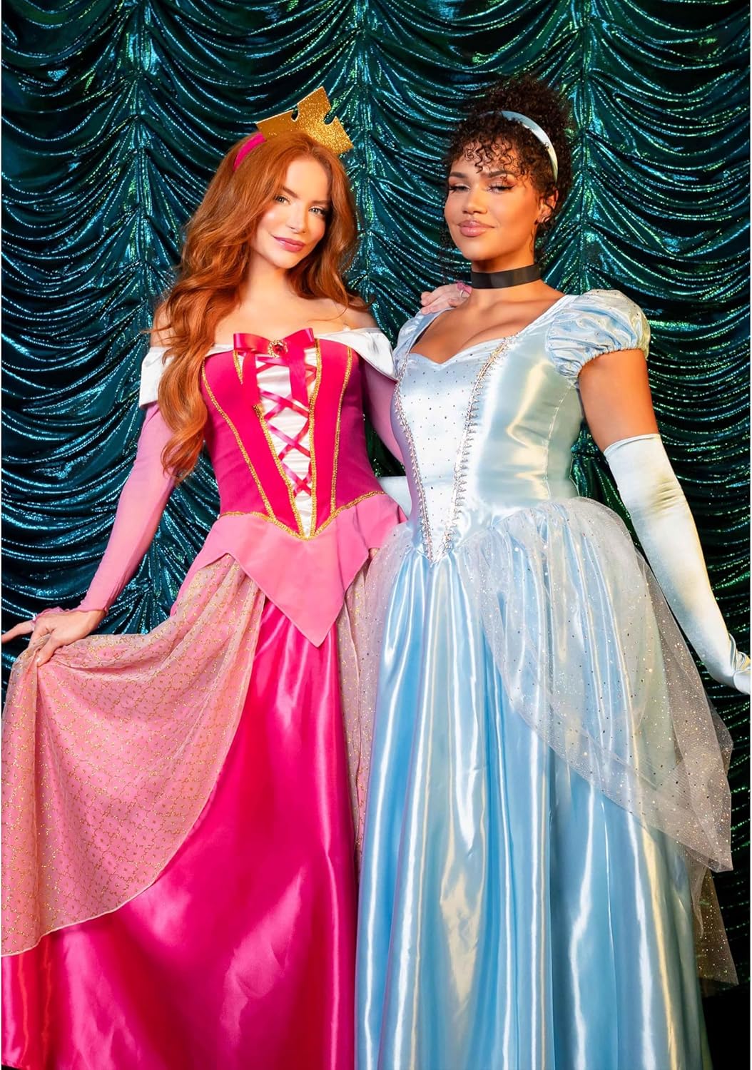 Leg Avenue 8561203005 85612-2Tl Set Prinzessin Aurora, Pink, L, Damen Sleeping Beauty Fasching Kostü
