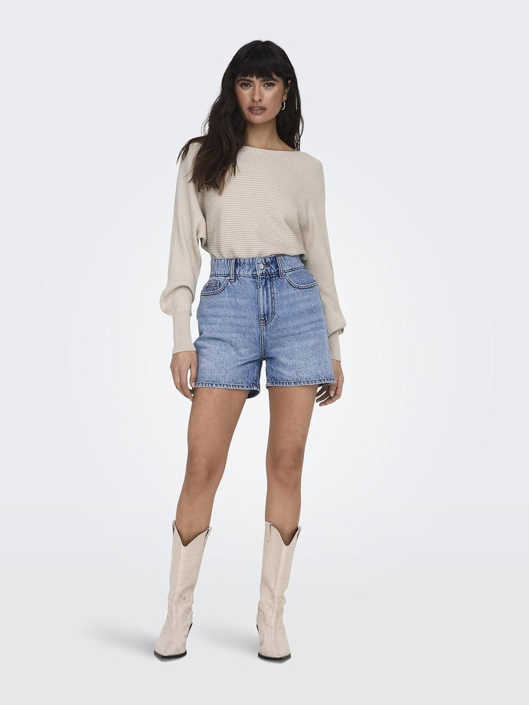 ONLY Female Strickpullover ONLADALINE Strickpullover XS Grau (Pumice Stone), XS Grau (Pumice Stone)