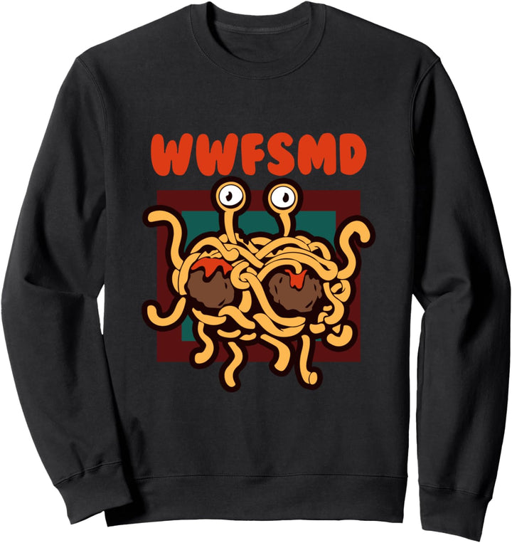 WWFSMD Fliegendes Spaghettimonster Sweatshirt