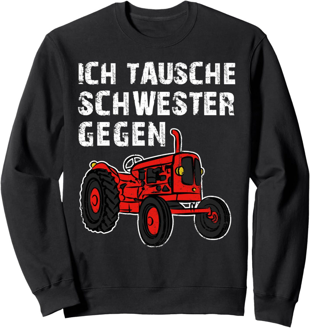 Bruder Geschwister - Familie Traktor Stolzer Bruder Sweatshirt