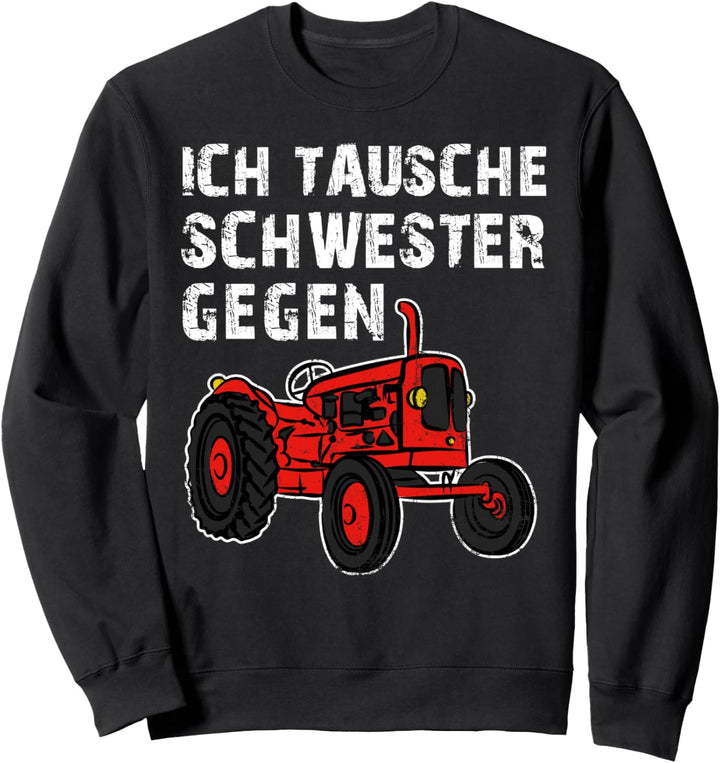 Bruder Geschwister - Familie Traktor Stolzer Bruder Sweatshirt