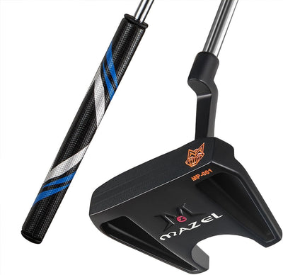 MAZEL Golf-Putter für Herren, rechte Hand, 89,9 cm, MP-002 Double Bend Face Balance Mallet Putter MP