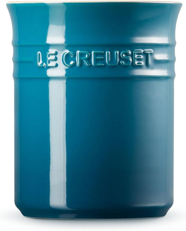 LE CREUSET Topf für Kochkellen aus Steinzeug, 1,1 Liter, Deep Teal, 71501116420001 Ofenrot, Ofenrot