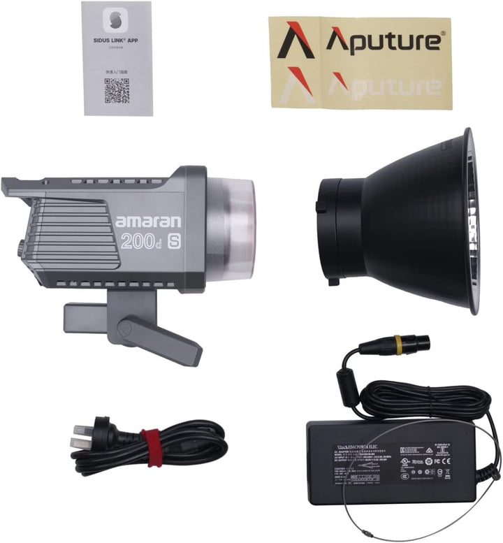 Aputure Amaran 200d S LED -Videolicht 200W Bowens Mount Daylight CCT 5600K CRI 96+ TLCI 99+ Unterstü