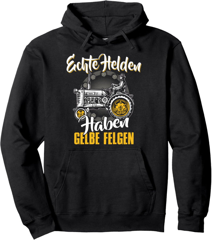 Traktor Landwirt Geschenk Motiv mit Spruch Bauer Agrarstarz Pullover Hoodie