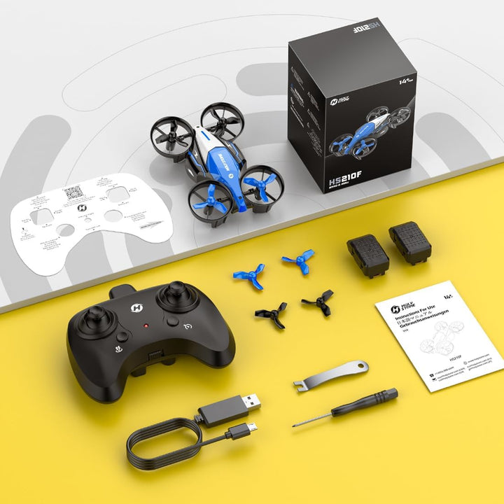 Holy Stone HS210F Mini Drohne für Kinder, 2 in 1 RC Quadrocopter mit Landmodus and Flugmodus, One Ke