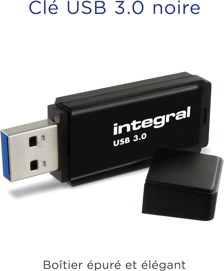 Integral 1TB Schwarzer USB 3.2 Gen 1 Super Speed Schneller Speicher-Flash-Laufwerk USB 3.0 1TB, USB