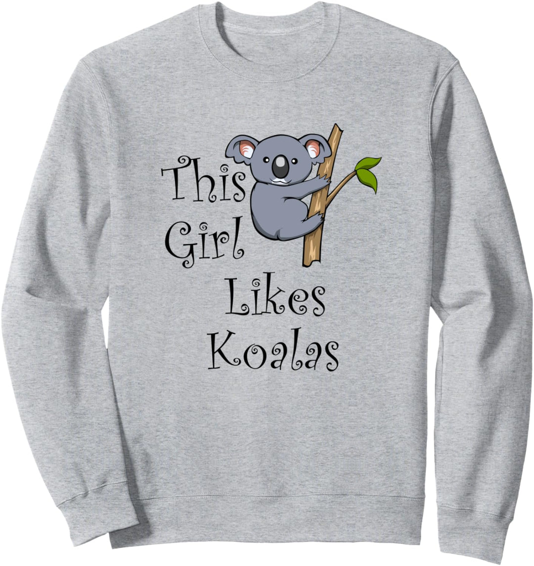 Mädchen mag Koala Niedlicher Koala Bär Natur Tier Sweatshirt