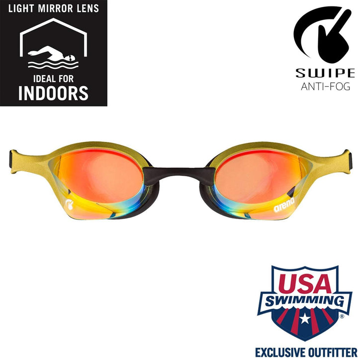 ARENA Unisex Cobra Ultra Swipe Mr Schwimmbrille (1er Pack) Einheitsgrösse kupfer/gold, Einheitsgröss