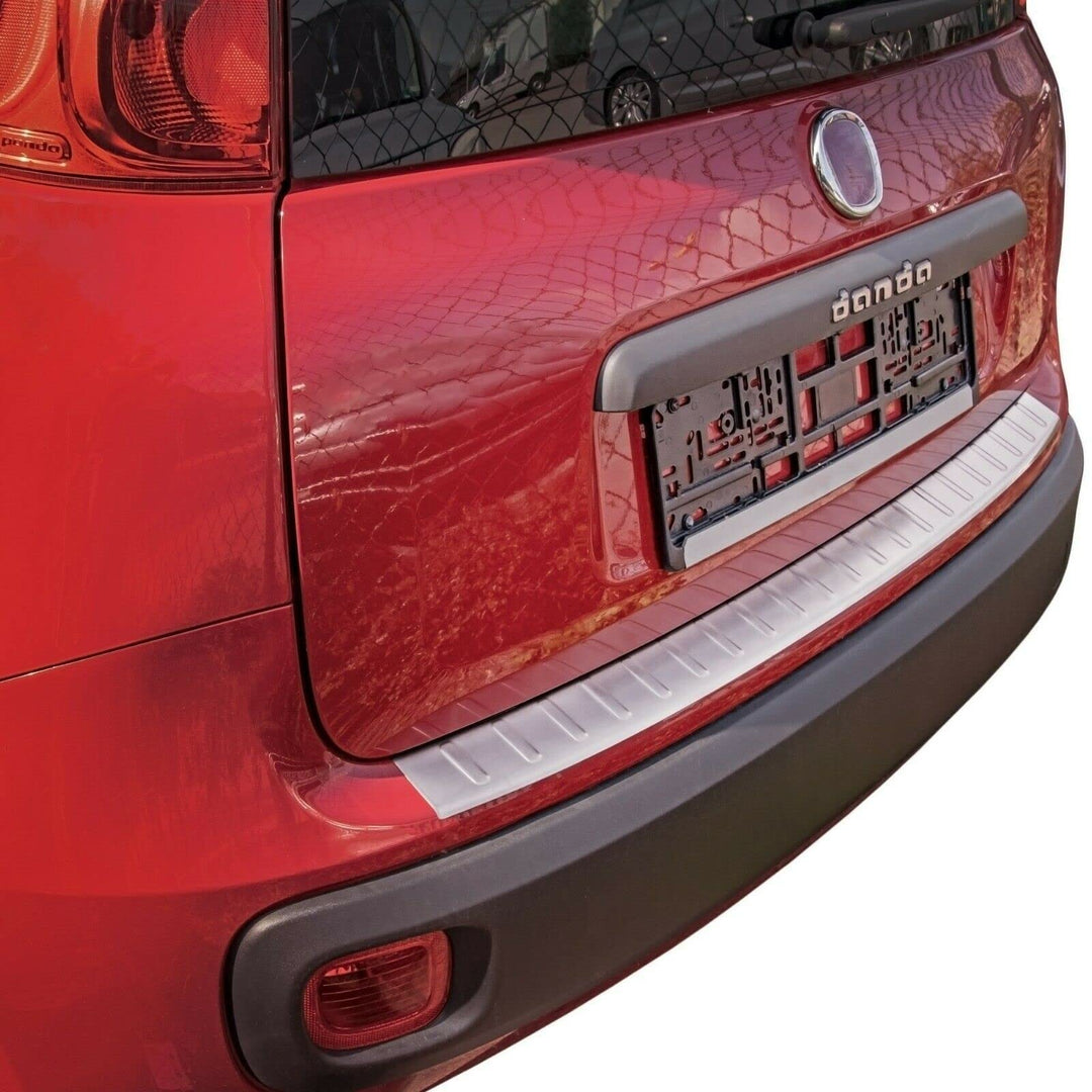 Ladekantenschutz Edelstahl MATT kompatibel für FIAT PANDA | 312/319 ab 2012 | mit Abkantung | premiu