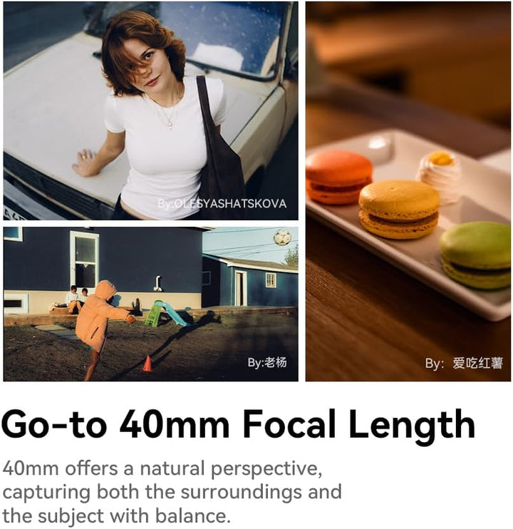 TTARTISAN AF 40 mm F2 Objektiv, Silberversion, Vollformat, automatischer Fokus, Spaziergang um das O
