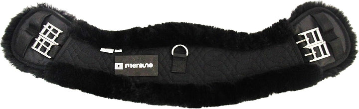 Merauno® Lammwolle Mondgurt Sattelgurt, Kurzgurt Dressurgurt, aus Qualitäts Merino Lammwolle, spezie