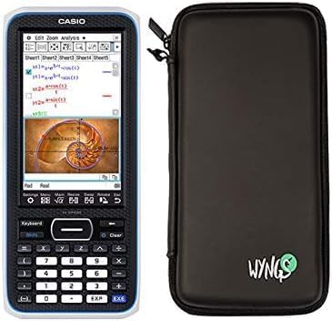 Casio FX CP 400 Grafikrechner (Classpad II) + WYNGS Schutztasche mit Schutztasche, mit Schutztasche