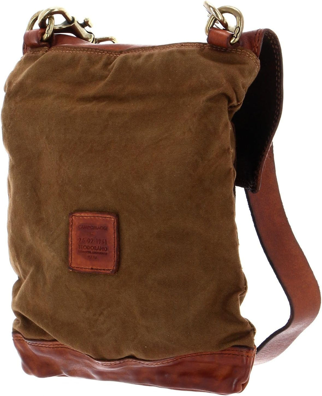 Campomaggi Crossbody Bag V.Militare + T/Cognac