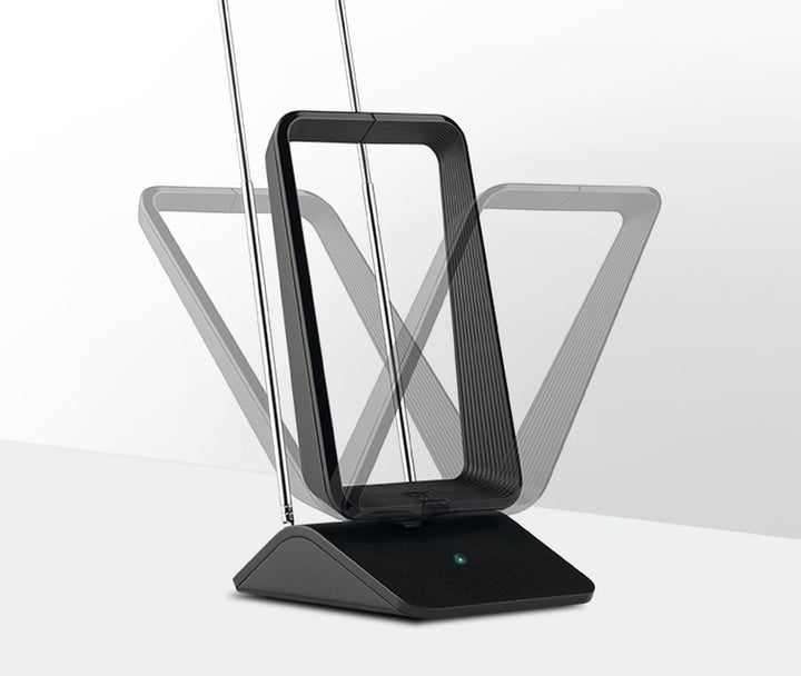 One for All DVB-T/DVB-T2 Indoor/Zimmerantenne – Full HD/HDTV Fernseher TV Antenne mit Verstärker - 0