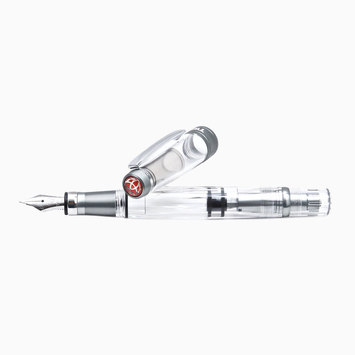 TWSBI Diamond 580 Kolbenfüllhalter AL R Nickel Grau