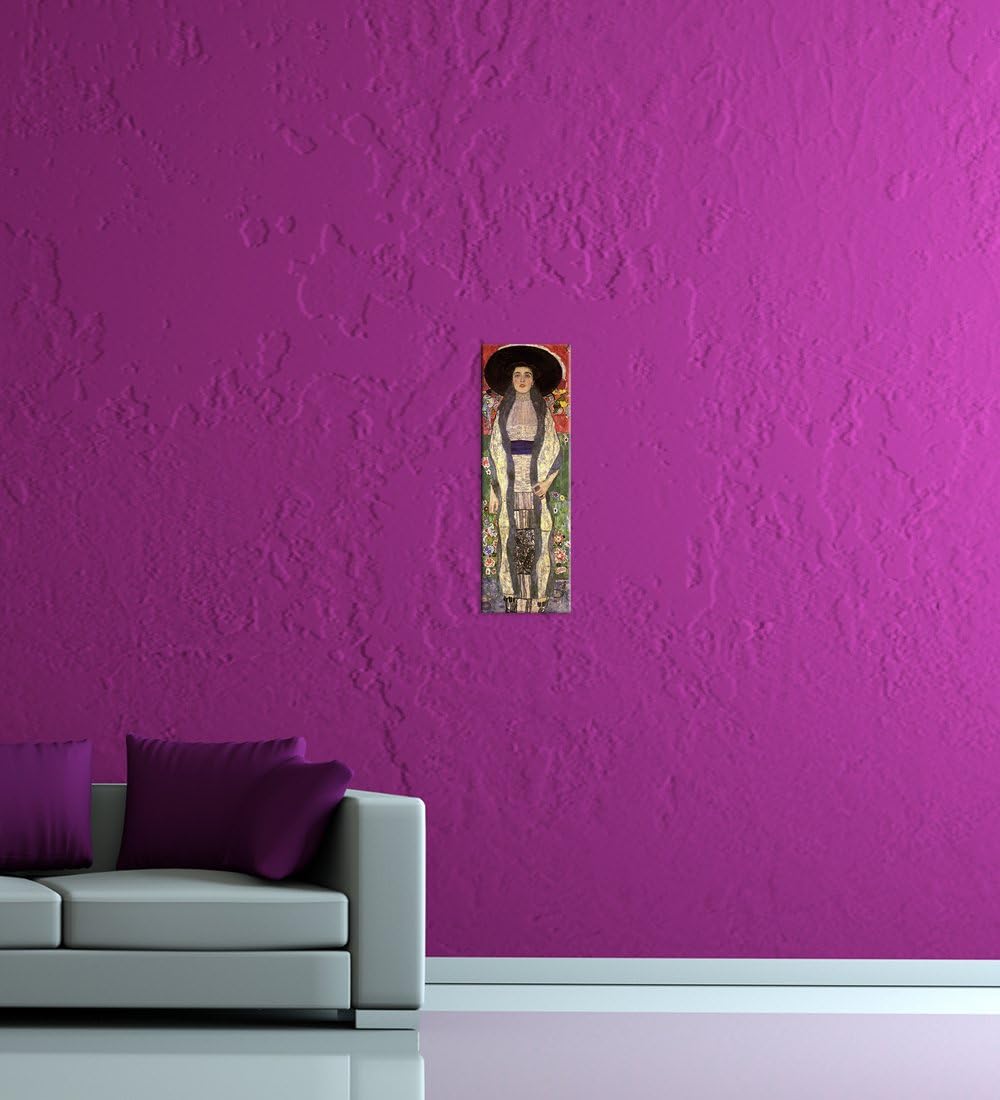 Bilderdepot24 Bild auf Leinwand | Gustav Klimt Portrait der Adele Bloch-Bauer in 30x90 cm als Wandbi