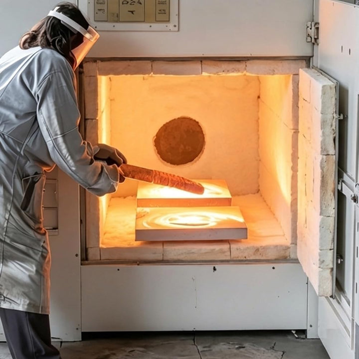 Keramikfaser Isolierdecke Feuerfest bis 1260 °C, 61x40x2,54 cm
