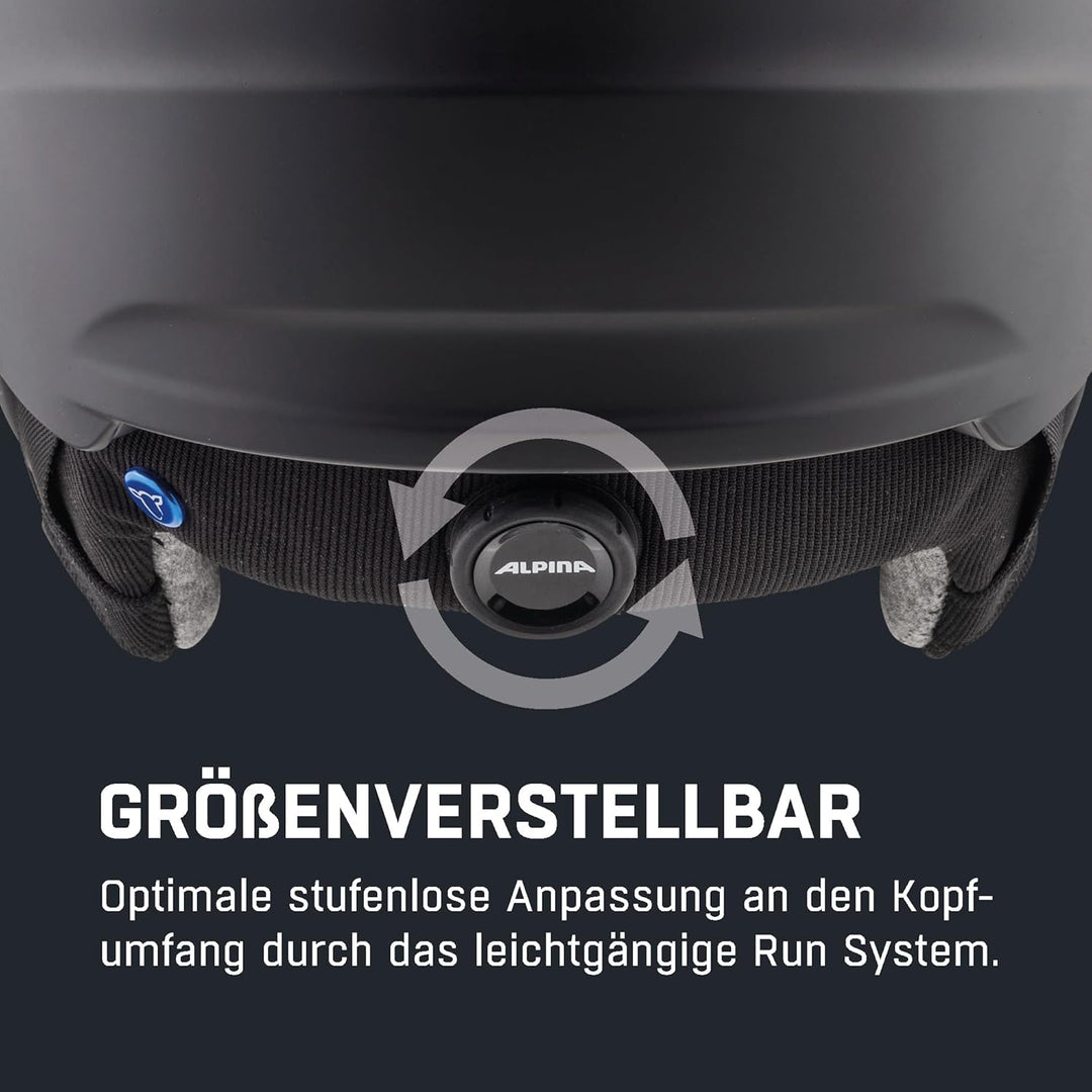 ALPINA Unisex - Erwachsene, ALTO V Skihelm black matt 59-63 cm, black matt 59-63 cm