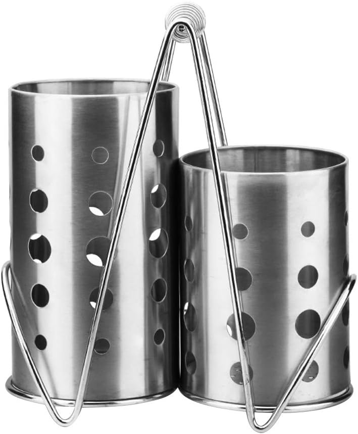 BESTONZON Besteckhalter Besteckkorb Edelstahl Küchenutensilienhalter Essstäbchen Besteck Organizer S