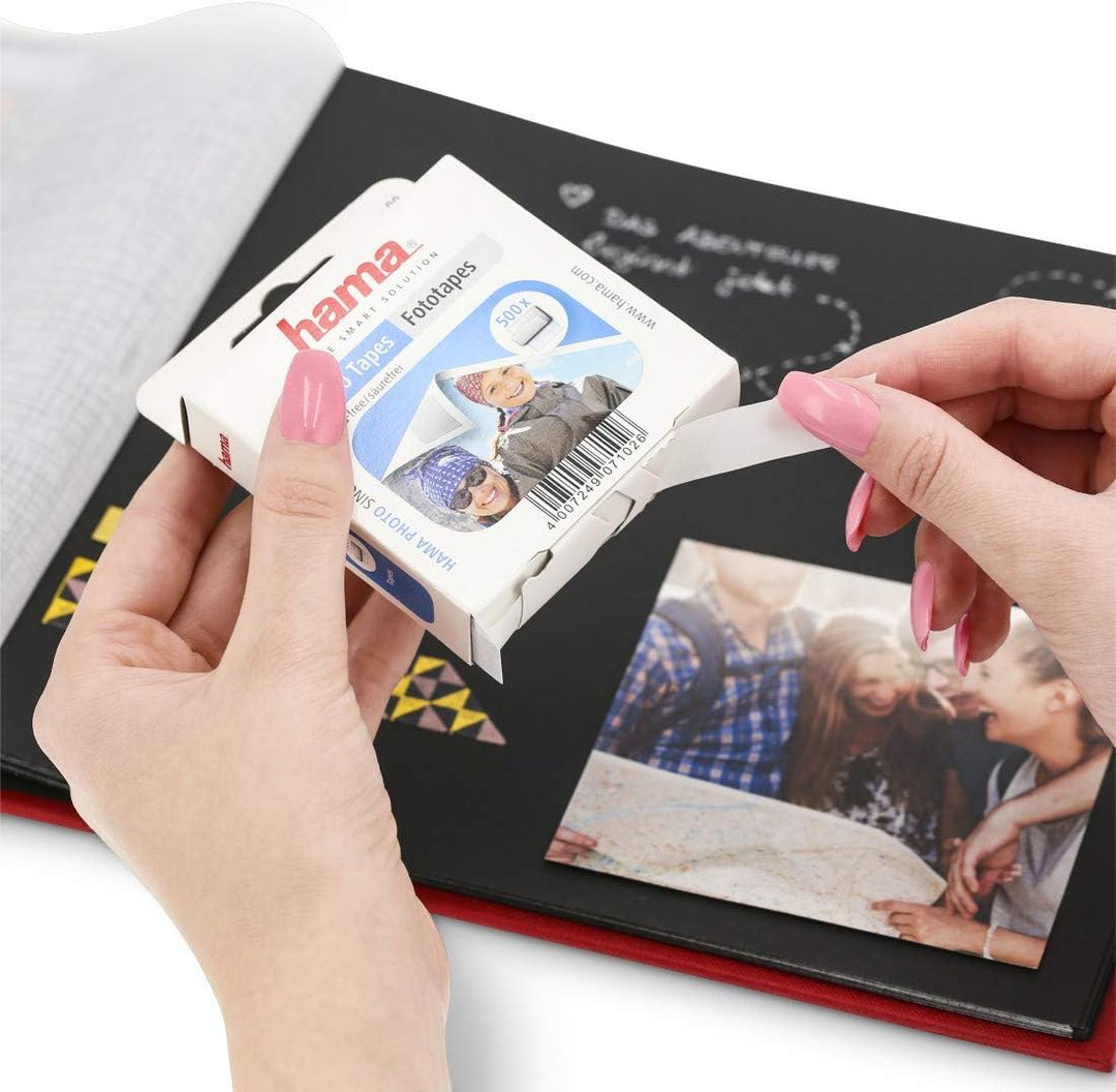 Hama Babyalbum "My Little Me" Baby-Fotoalbum mit 60 Seiten, Album-Format 29x32cm beige & Fototapes 1