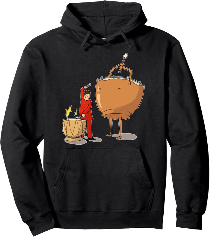 Paukist Pauke Schlagzeug Schlagzeuger Pullover Hoodie