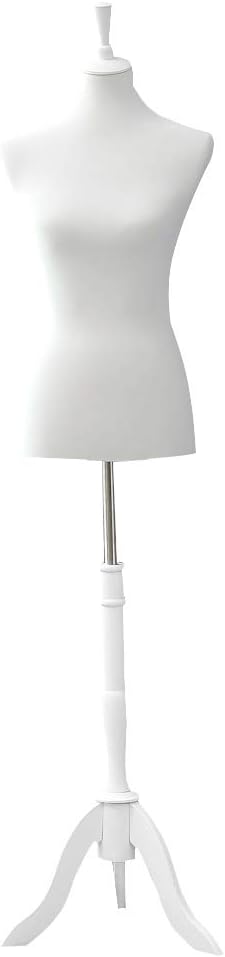 Schneiderpuppe Damenbüste Büste Torso Gr.36/38 | LW6020W-1 Weiss, Weiss