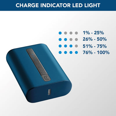 Cellularline | Tragbare Ladegeräte | Extra kompaktes tragbares Ladegerät 10000Mha - USB-C Power Deli