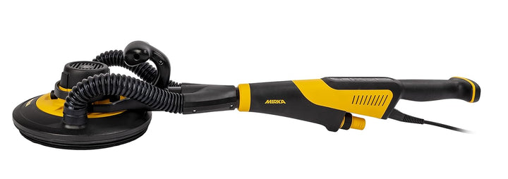 Mirka LEROS-S Exzenterschleifer, Wand- und Deckenschleifer mit 140° Schleifkopf-Flexibilität (Ø 225