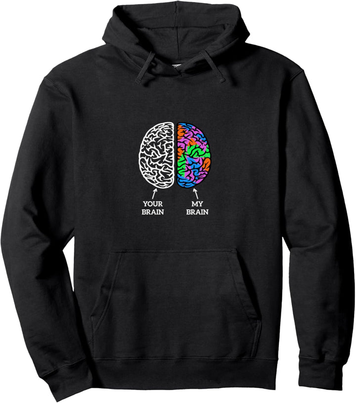 Great Autism Dyslexie ADHS ASD Neurodiversity Brain Gift Pullover Hoodie