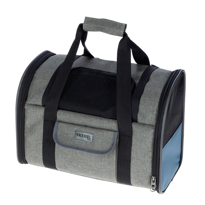 Hunderucksack Vacation 43x24x30cm, grau/blau