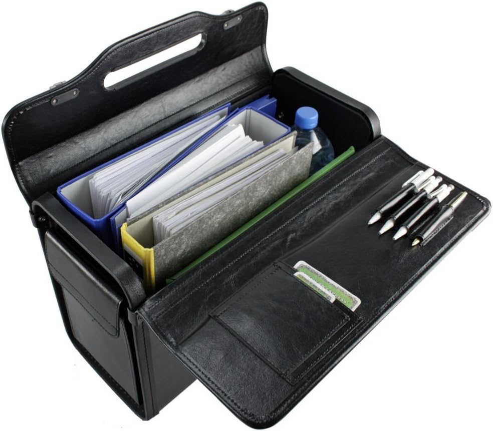 Pilotenkoffer Leder 45 cm