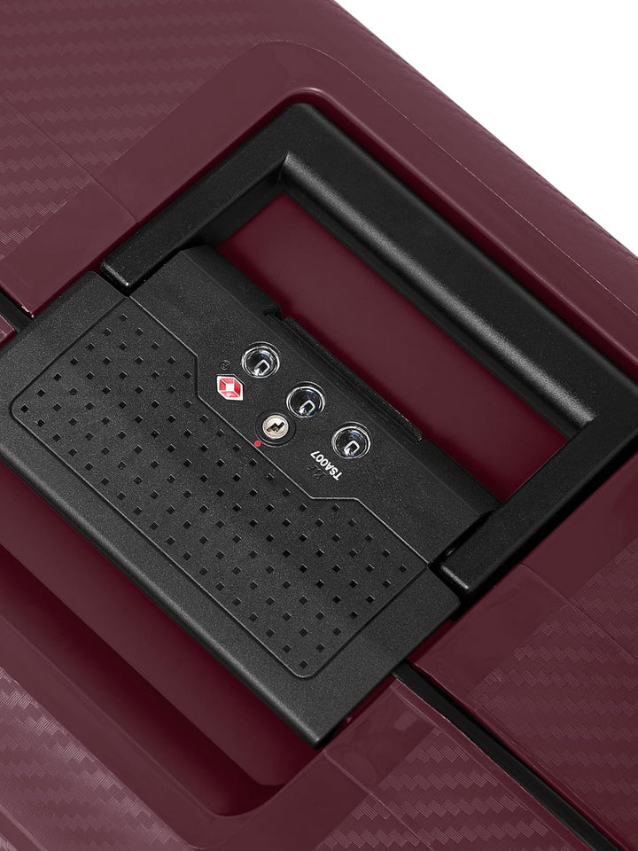REDOLZ Hartschalen Check-in Koffer ohne Reissverschluss | 3-Punkt-Verschluss-System | Grosser XL Tro