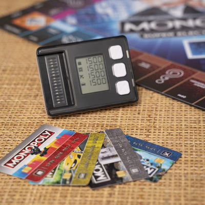 Hasbro Monopoly Super Electronic Banking (Spielschachtel mit elektronischem Kreditkartenleser, itali