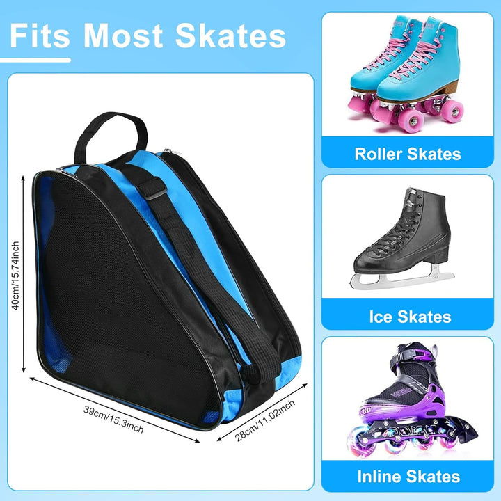 Rollschuh Tasche Inliner Tasche Kinder Skatertasche Schlittschuhe Tasche für Inliner Ice Skate Bag S