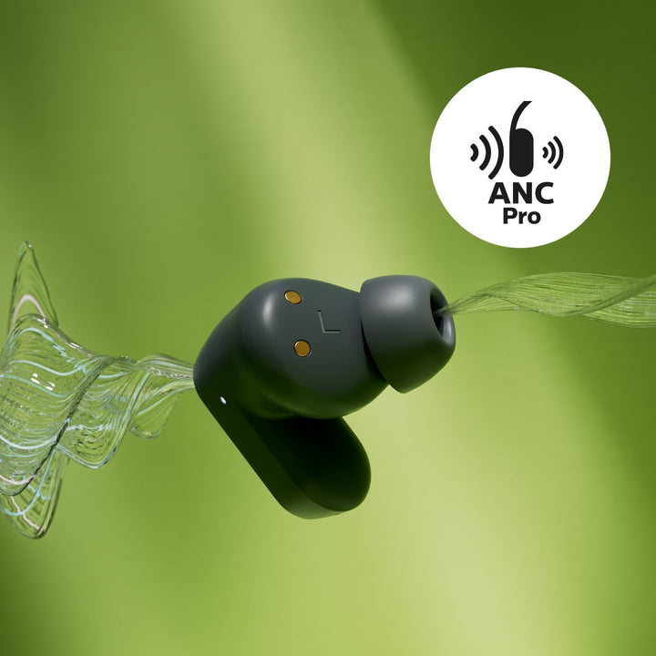 Philips TAT3509GY Noise Cancelling True Wireless In Ear Bluetooth Headphones - Small Buds. Natural S