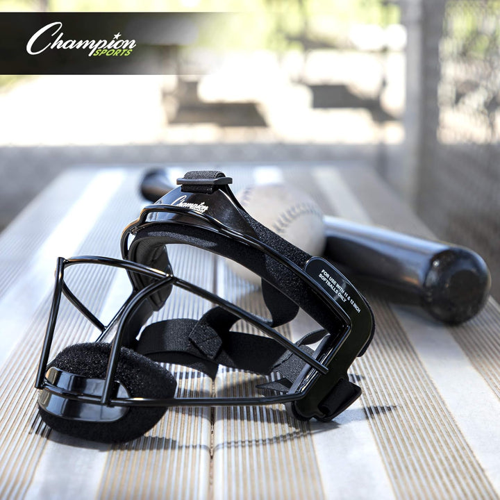 Champion Sports Softball-Gesichtsmaske – strapazierfähiger Fielder-Kopfschutz – Premium-Sport-Zubehö