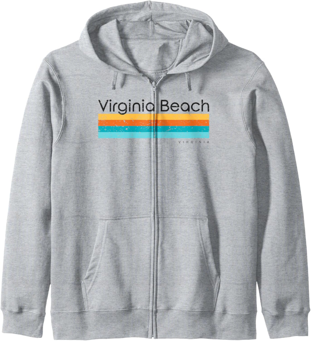 Virginia Beach Virginia VA Retro-Design im Vintage-Stil Kapuzenjacke