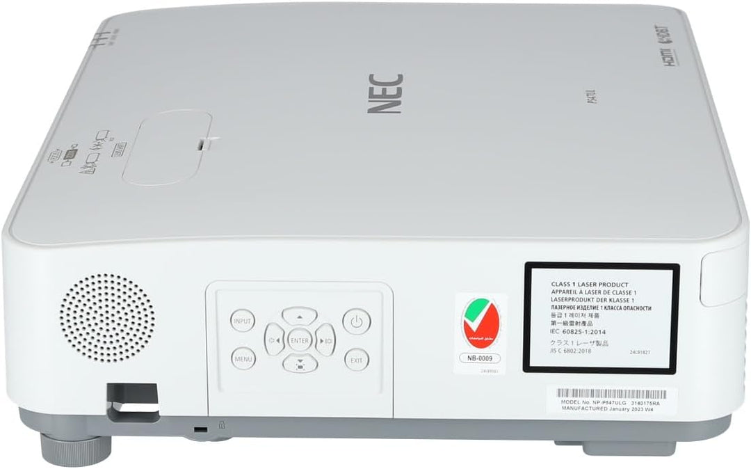 NEC P547UL Laserprojektor, 5400 AnsiLumen, FullHD 1920X1200, HDMI, LAN, USB