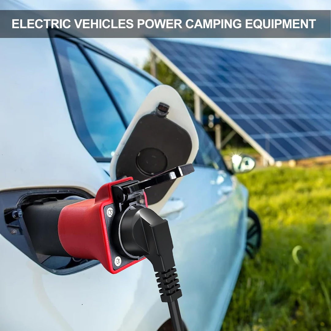 Adapter V2L für MG EV,Adapter Typ 2 auf Schuko, 3.5KW 16A 220V Adapter von Fahrzeug zu Last,mit MG4,