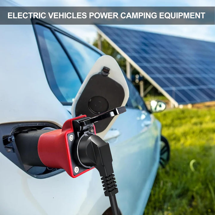 Adapter V2L für MG EV,Adapter Typ 2 auf Schuko, 3.5KW 16A 220V Adapter von Fahrzeug zu Last,mit MG4,