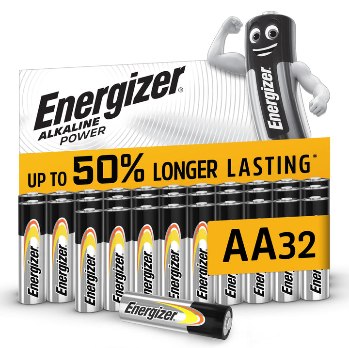 Energizer Batterien AA, Alkaline Power Batterie, 32 Stück, 32 Stück