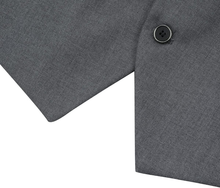Allthemen Herren Weste Slim fit V Ausschnitt Anzugweste Ärmellose Westen für Business Hochzeit S #60