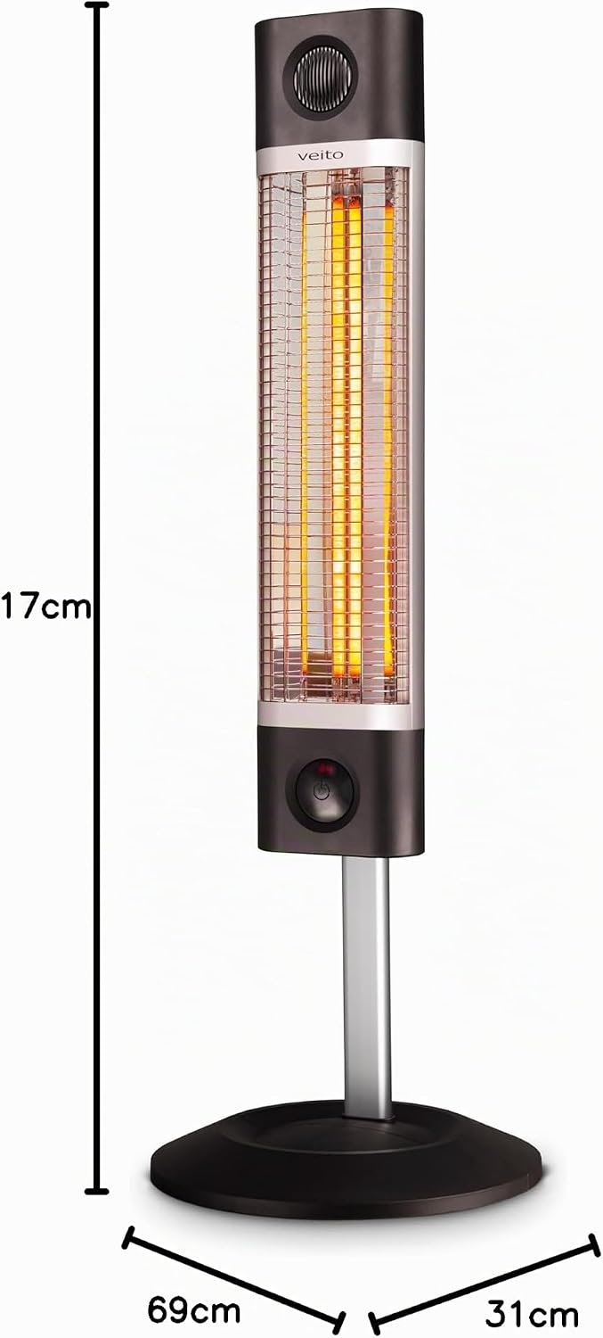 VEITO - Infrarotheizung - Heizstrahler energiesparend - TÜV/GS Zertifiziert - Sofortwärme überall -